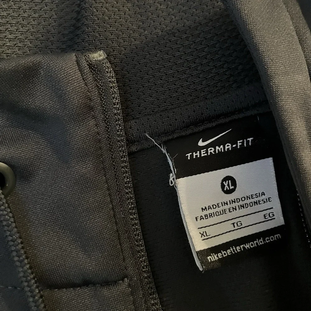 Nike Elite Men's Therma Fit Saints Basketball Full Zip Fleece Jacket Black Sz XL